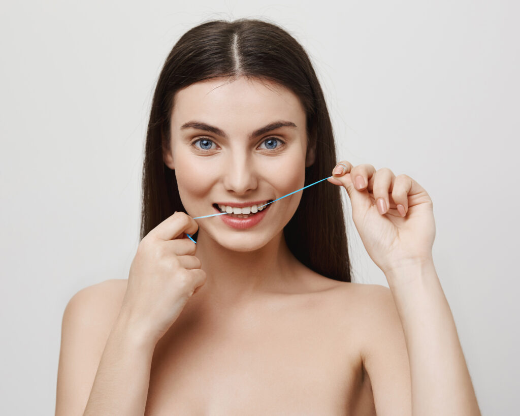 Teeth Flossing